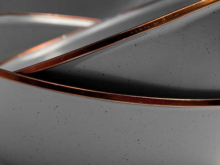 Barebones Enamel Bowl Set Gray CKW-357