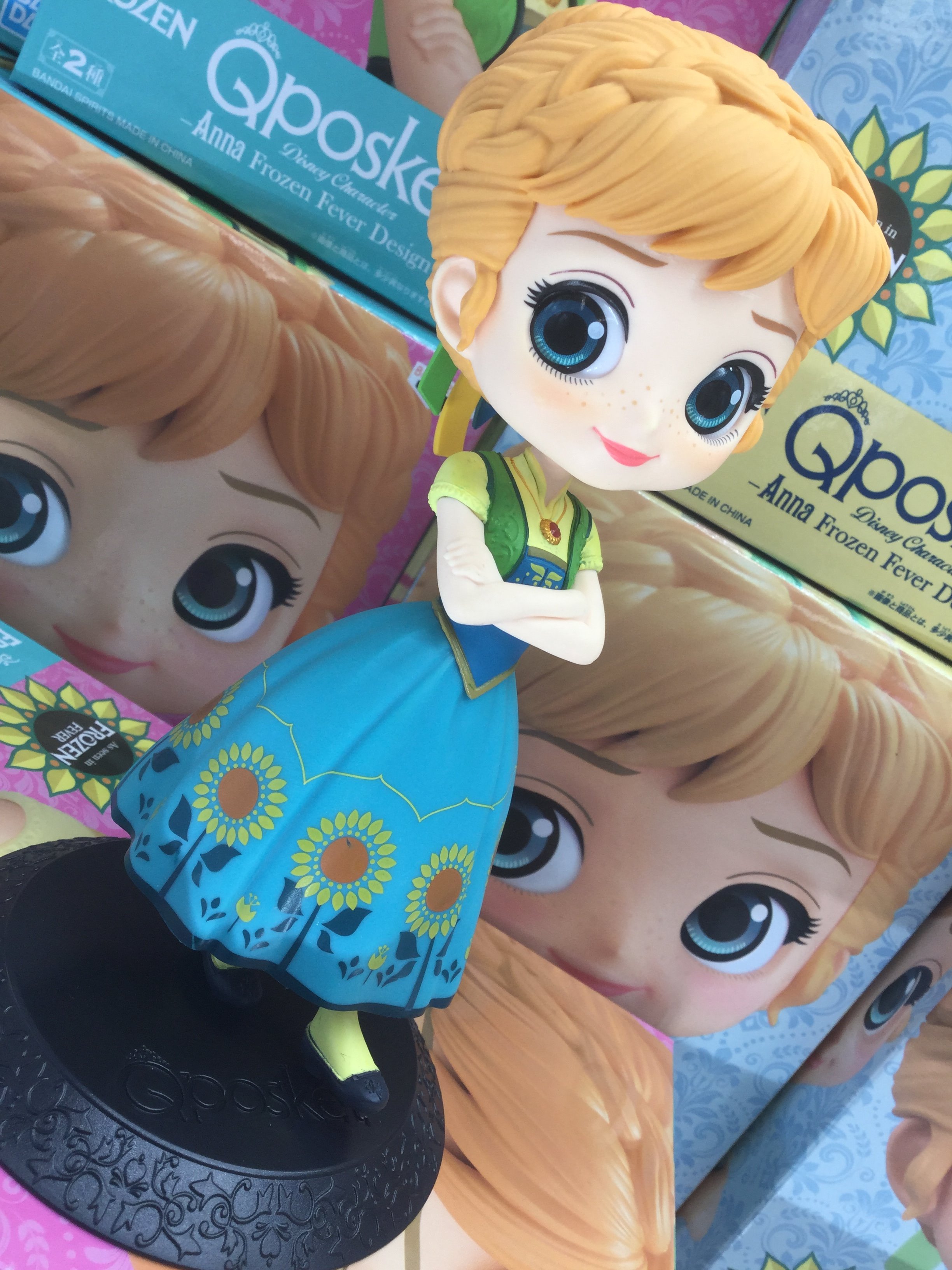 Anna Fever Design - Normal Color ของแท้ JP - Q Posket Banpresto [โมเดล Disney]