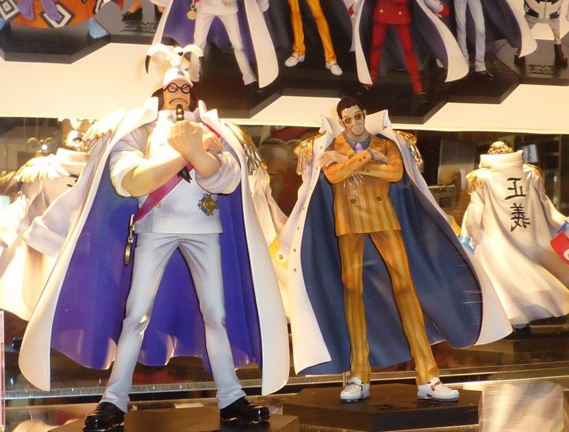 Marine Admiral Set ของแท้ JP แมวทอง - DX Banpresto [โมเดลวันพีช] (4 ตัว)