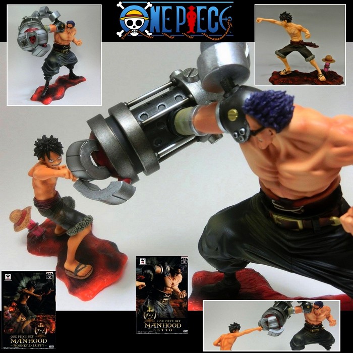Film Z Set ของแท้ JP แมวทอง - Manhood Banpresto [โมเดลวันพีช] (2 ตัว)