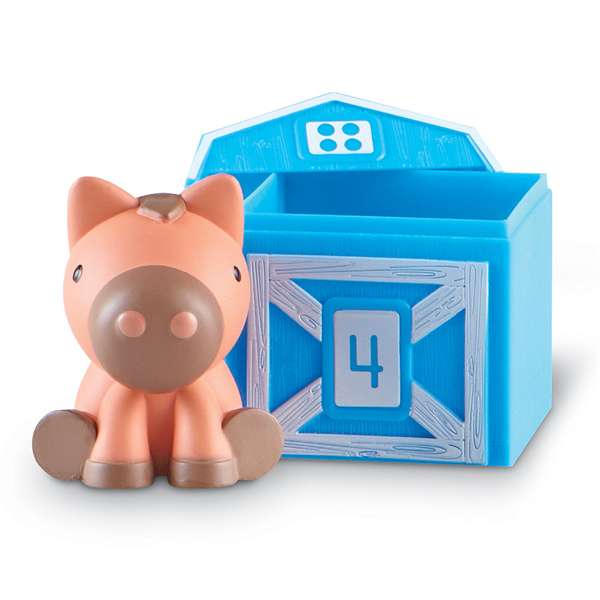 ชุดสัตว์น้อยน่ารัก เรียนรู้สีสัน และการนับจำนวน สื่อการสอนอนุบาล,ปฐมวัย,ของเล่นเสริมพัฒนาการ, ของเล่นเสริมทักษะ