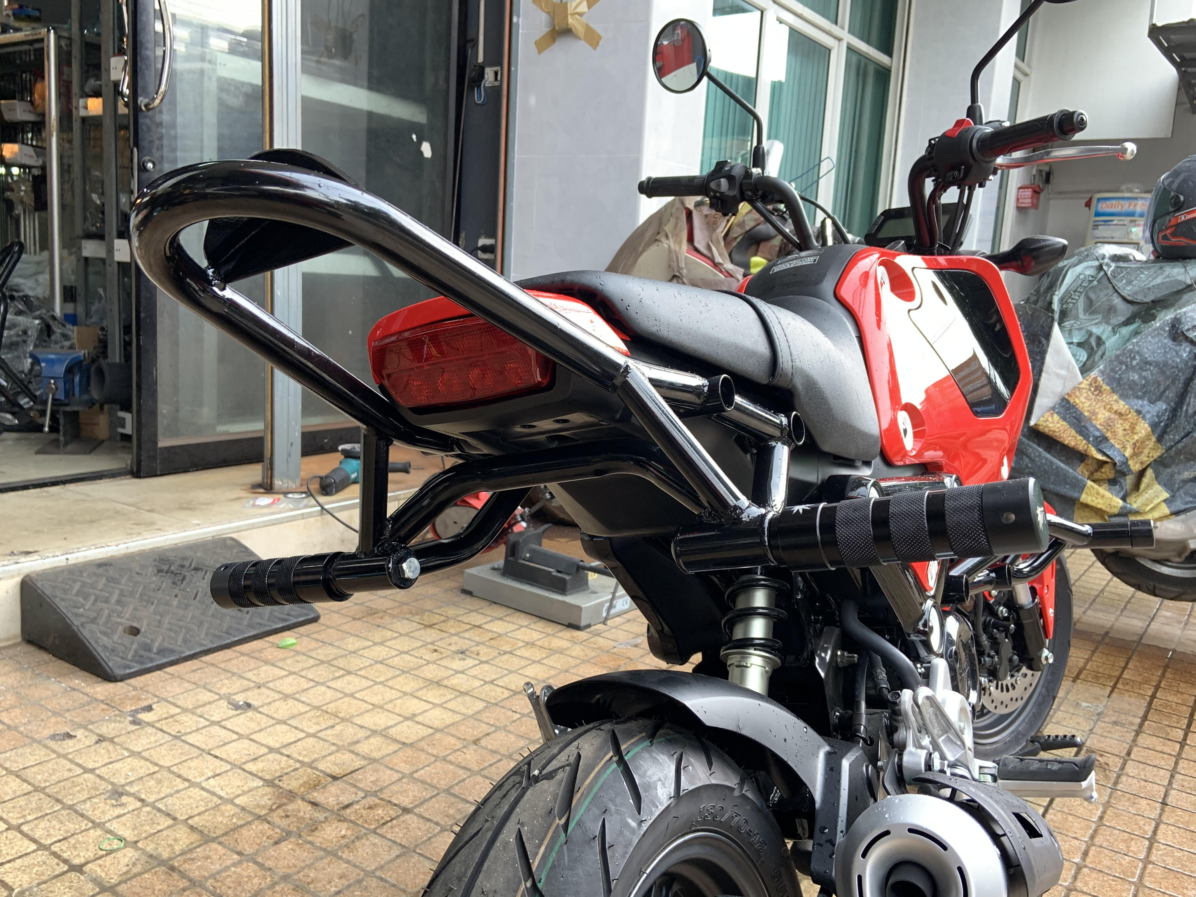 New Honda GROM 2021 Subcage with Titanium spark