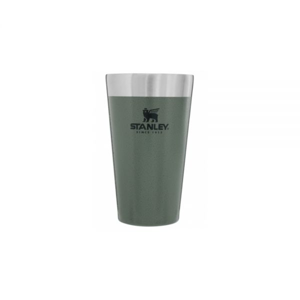 Adventure Stacking Beer Pint 16Oz Hammertone Green