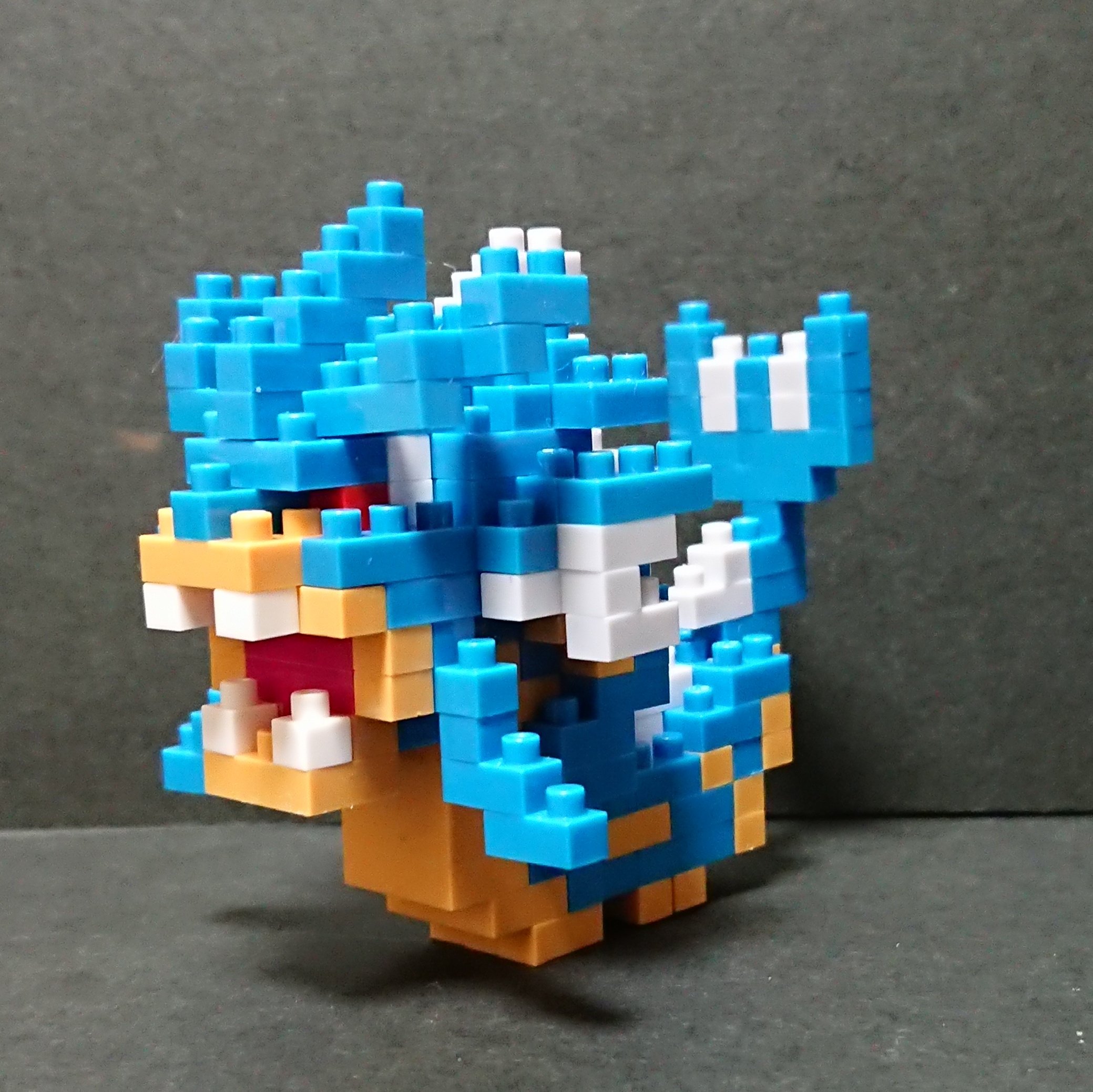 Gyarados (แบบประกอบ) ของแท้ JP - Nanoblock Kawada [เลโก้โปเกมอน]