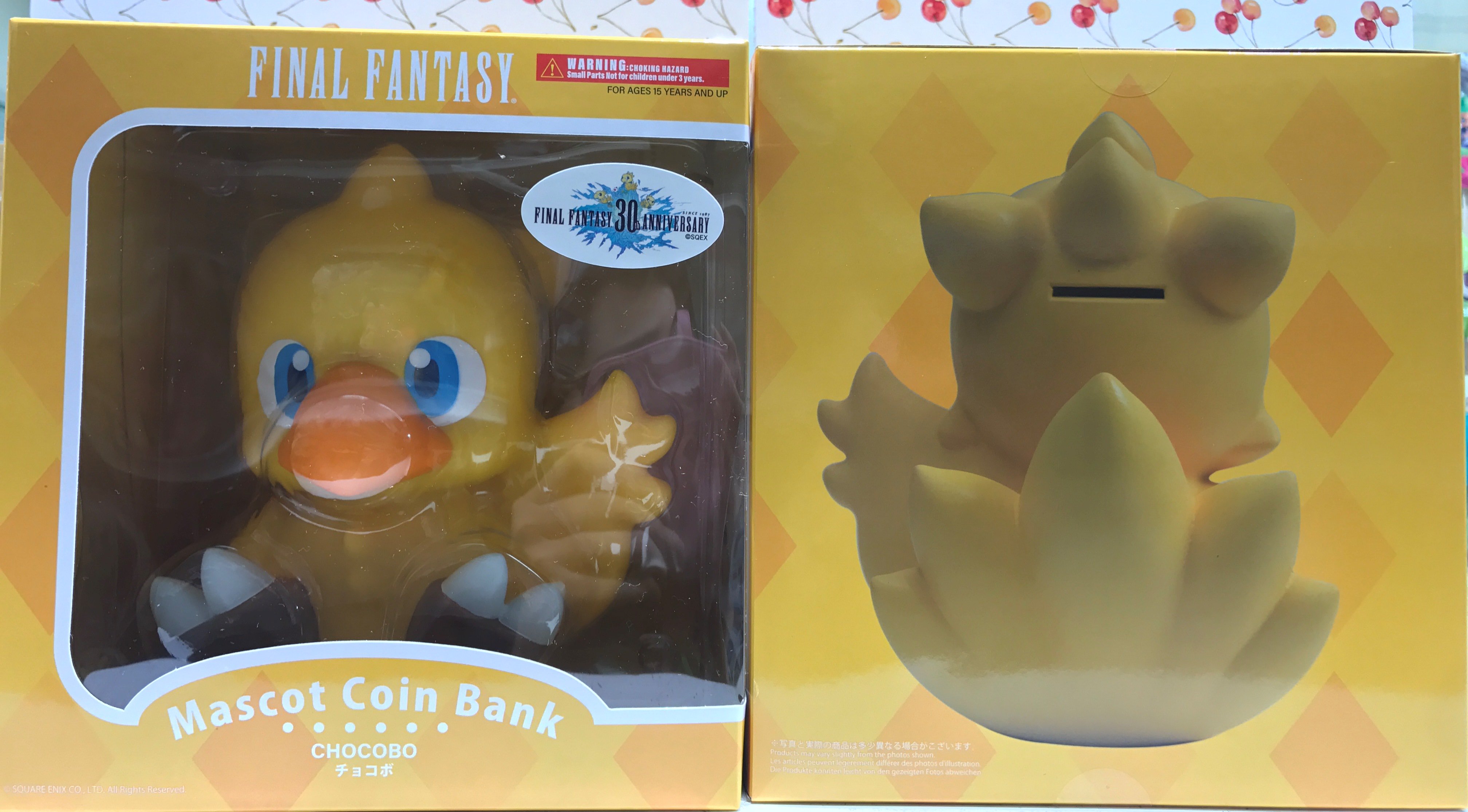 Chocobo ของแท้ JP - Mascot Coin Bank Square Enix [กระปุกออม Final Fantasy]