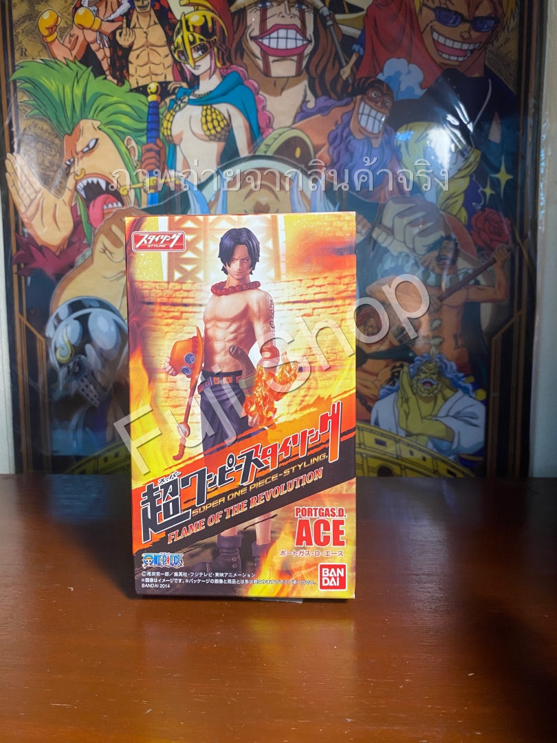 Ace ของแท้ JP แมวทอง - Super Styling Bandai [โมเดลวันพีช]