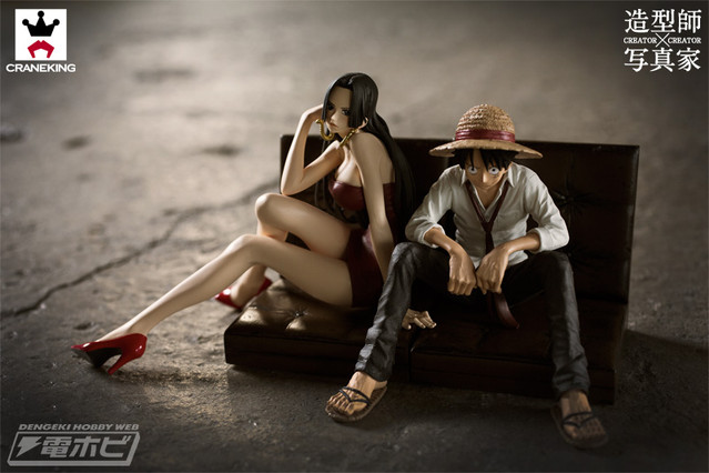 Boa Hancock ของแท้ JP แมวทอง - Creator X Creator Banpresto [โมเดลวันพีช]