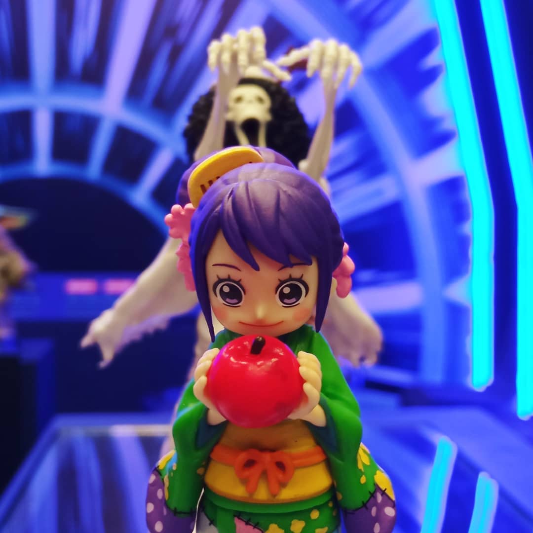 Brook Wano & Tama ของแท้ JP แมวทอง - Figuarts Zero Bandai [โมเดลวันพีช] (2 ตัว)