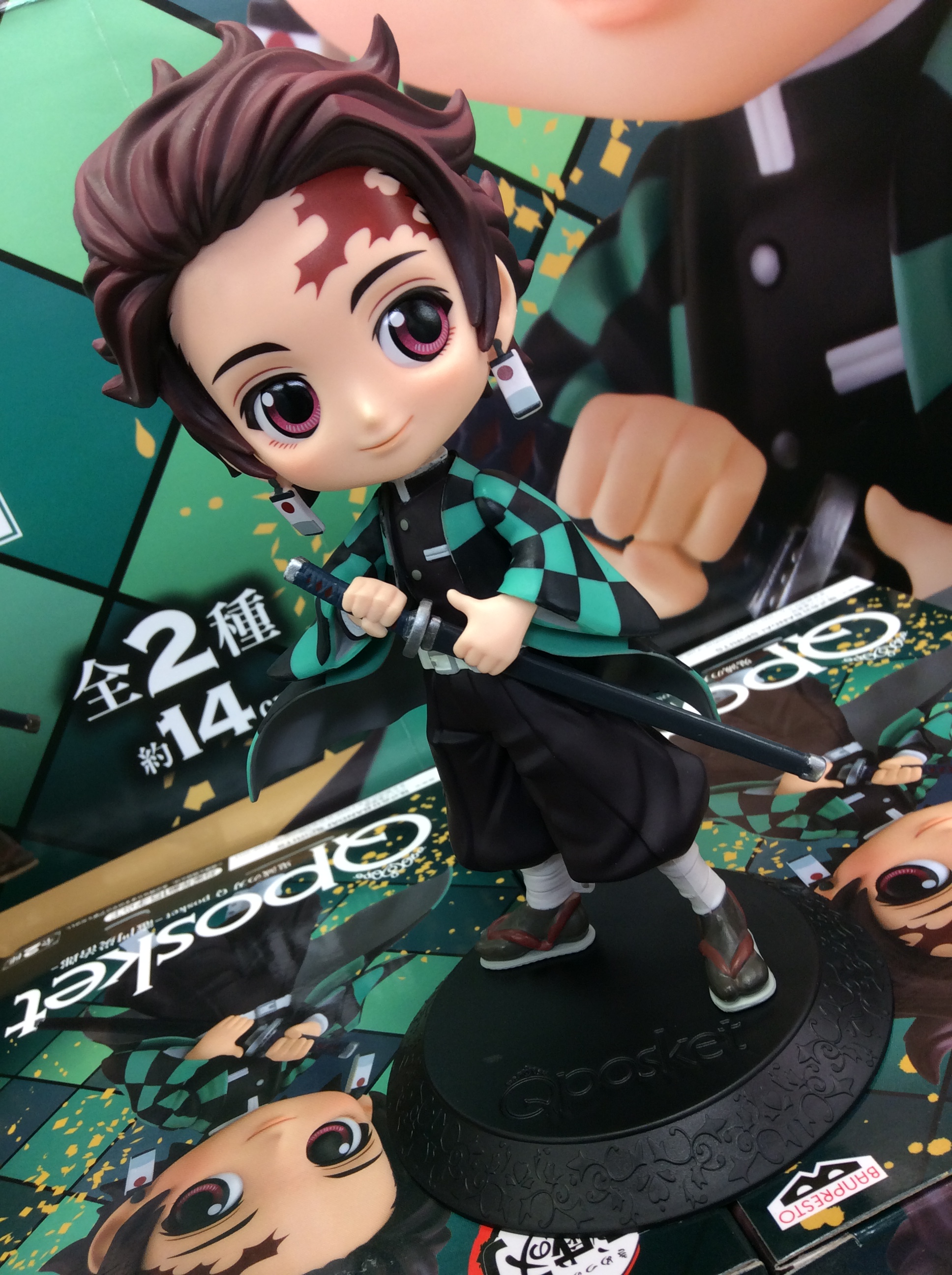 Tanjiro ของแท้ JP - Q Posket Banpresto [โมเดล Demon Slayer]
