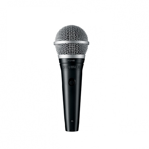 ไมโครโฟนมีสาย SHURE PGA48-QTR Dynamic Microphone Three-pin professional audio (XLR), male