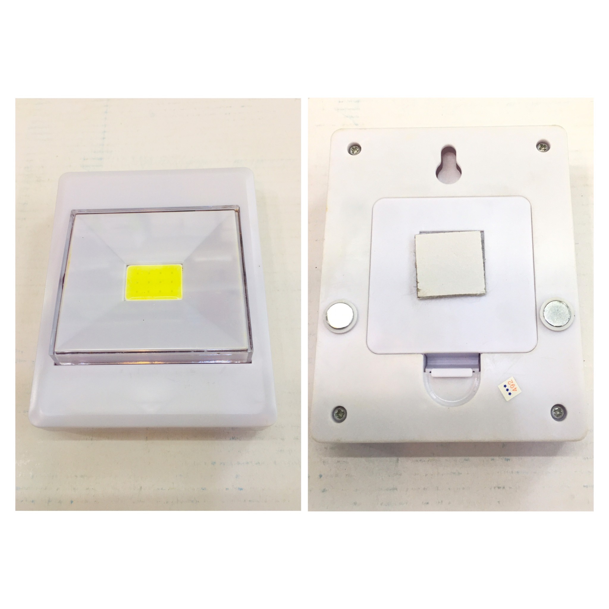 สวิตช์ไฟ LED ทางเดิน ติดผนัง ใส่ถ่าน 2A 3 ก้อน