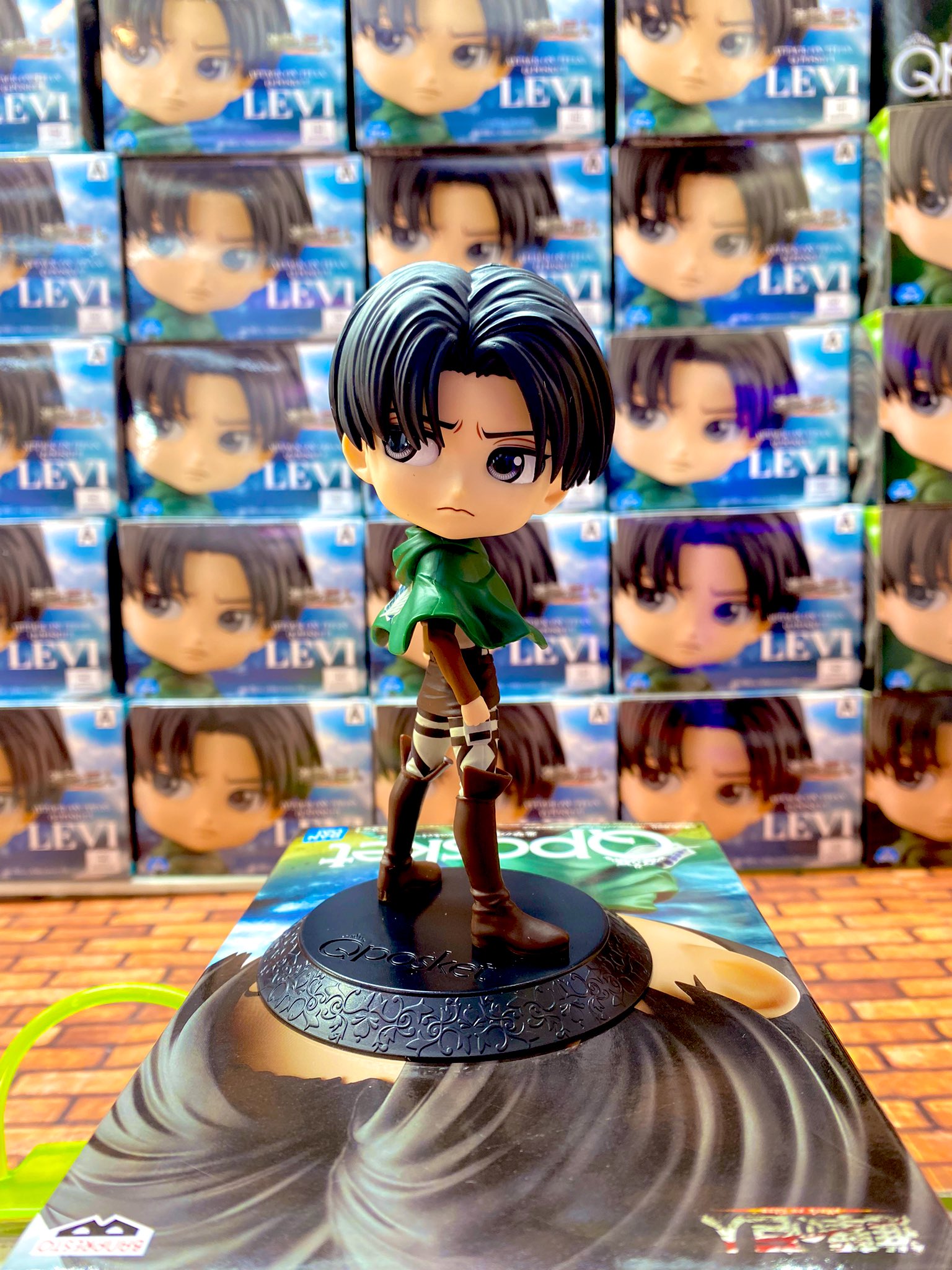 Levi ของแท้ JP - Q Posket Banpresto [โมเดล Attack on Titan]
