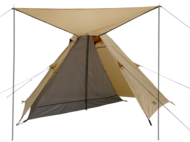 DoD Rider's one pole tent beige T1-442-TN