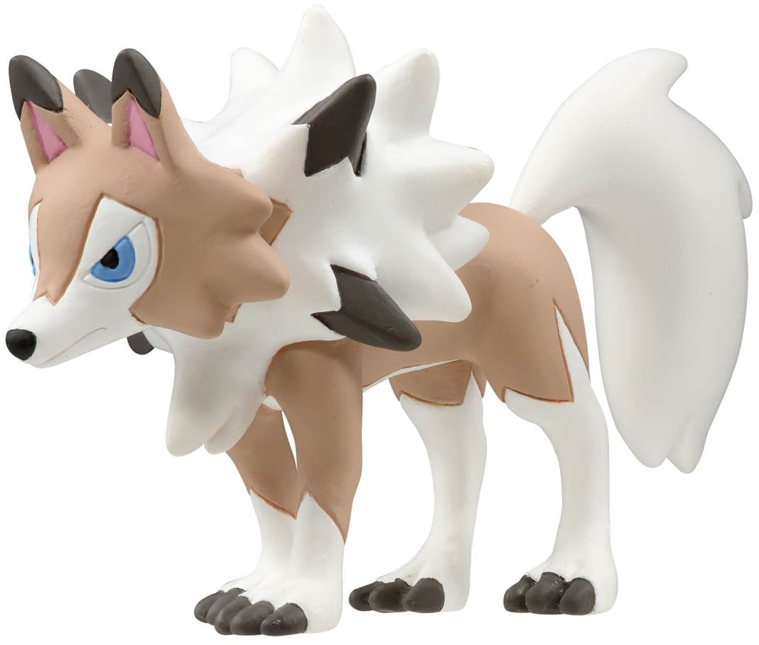 Lycanroc Midday ของแท้ JP - Monster Collection Takara Tomy [โมเดลโปเกมอน]