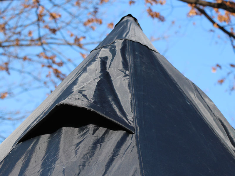 DoD Big one pole tent Black T8-200-BK
