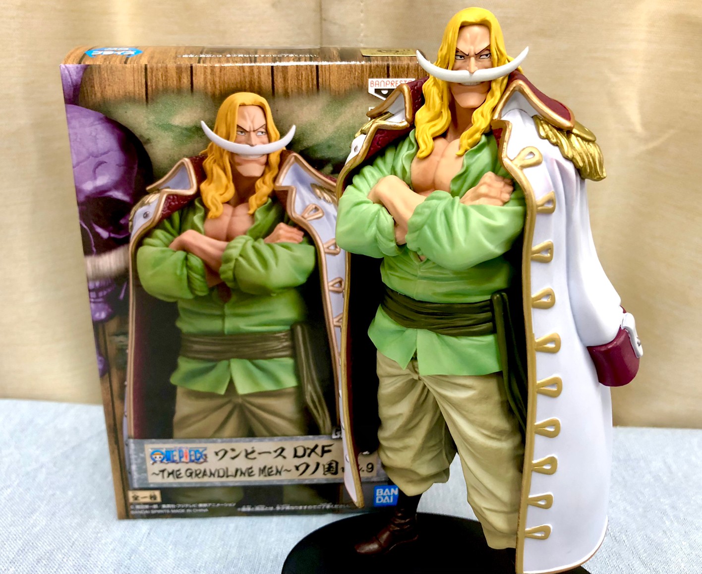 Whitebeard Wano ของแท้ JP แมวทอง - Grandline Men Banpresto [โมเดลวันพีช]