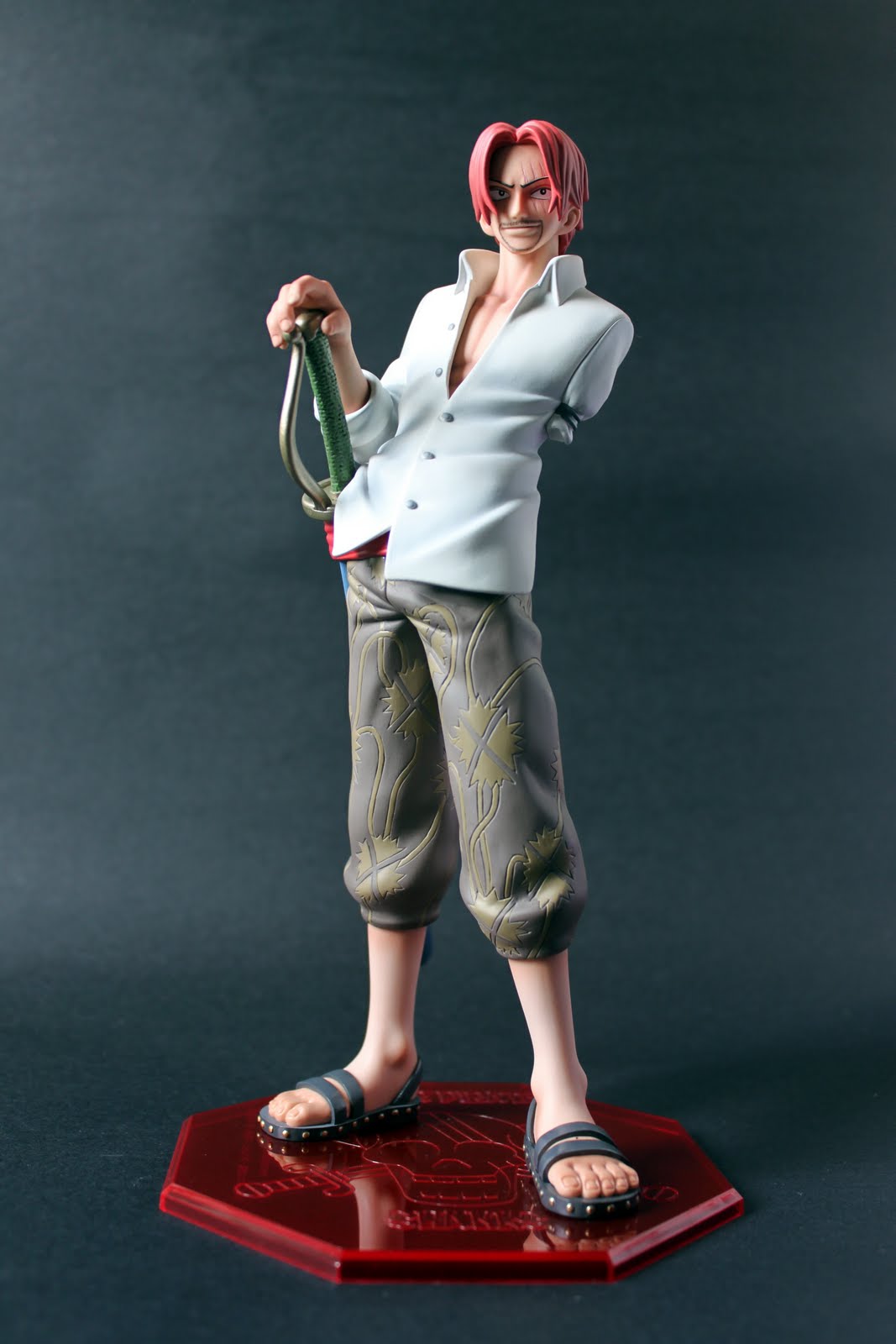 Shanks ของแท้ JP แมวทอง - POP NEO Megahouse [โมเดลวันพีช]