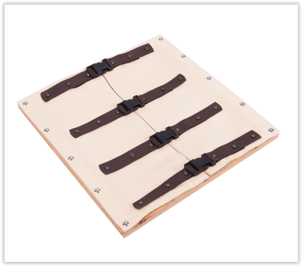 ตู้บรรจุกรอบฝึกทักษะมือ ใส่ได้ 6 ชิ้น (สามารถเลือกชุดฝึกเพิ่มได้) ตู้กับชุดฝึกขายแยกกัน