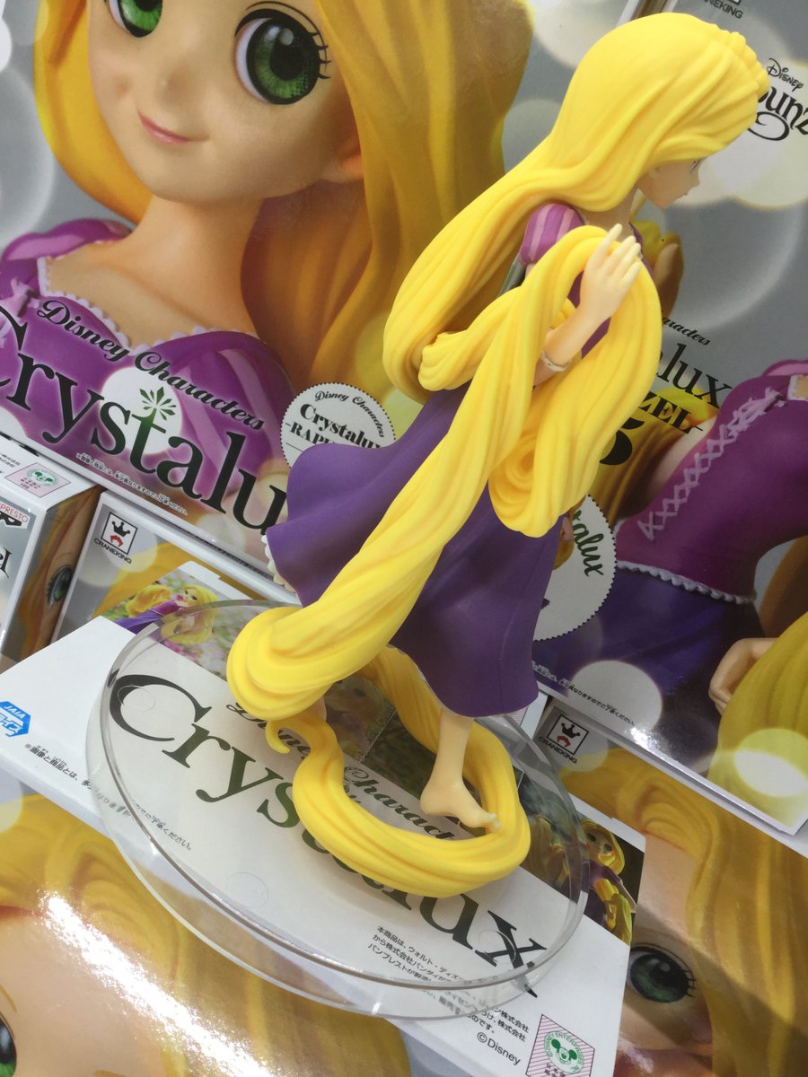 Rapunzel ของแท้ JP - Crystalux Banpresto [โมเดล Disney]