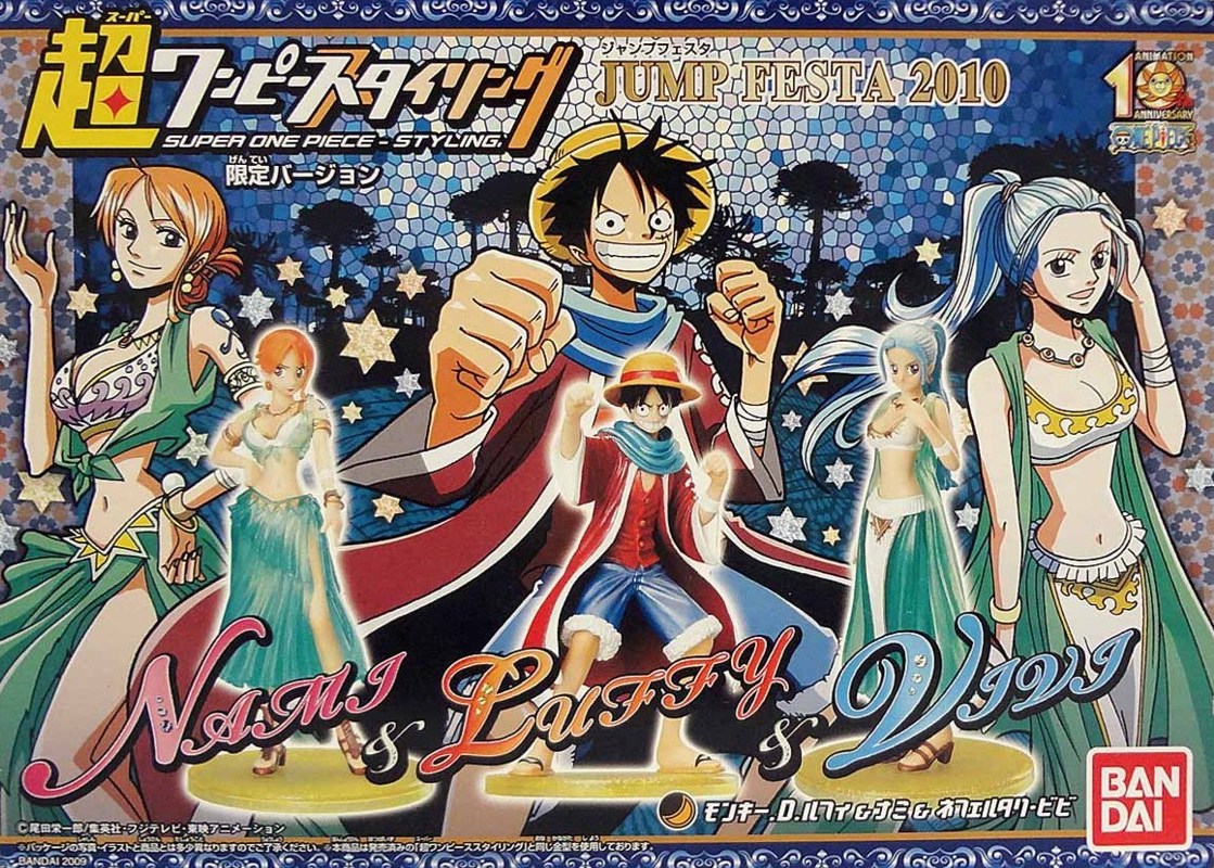 Jump Festa ของแท้ JP แมวทอง - Super Styling Bandai [โมเดลวันพีช] (3 ตัว)