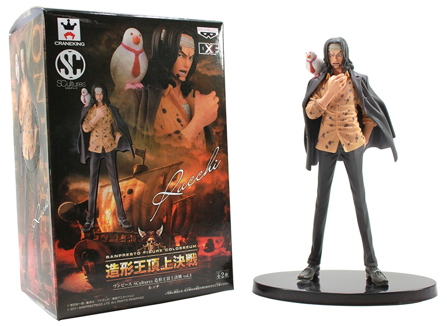 Lucci ของแท้ JP แมวทอง - Scultures Banpresto [โมเดลวันพีช]