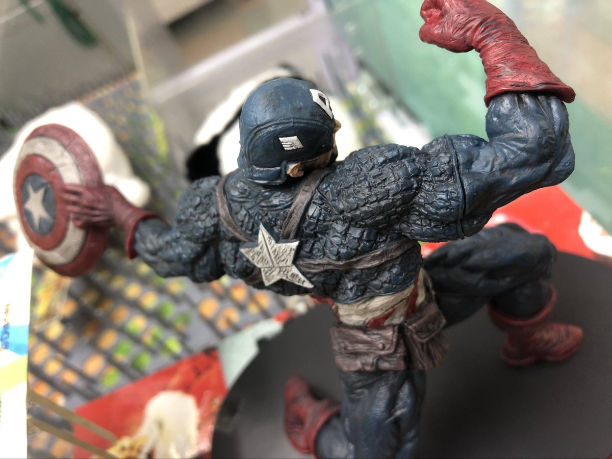 Captain America ของแท้ JP - Banpresto [โมเดล Marvel]