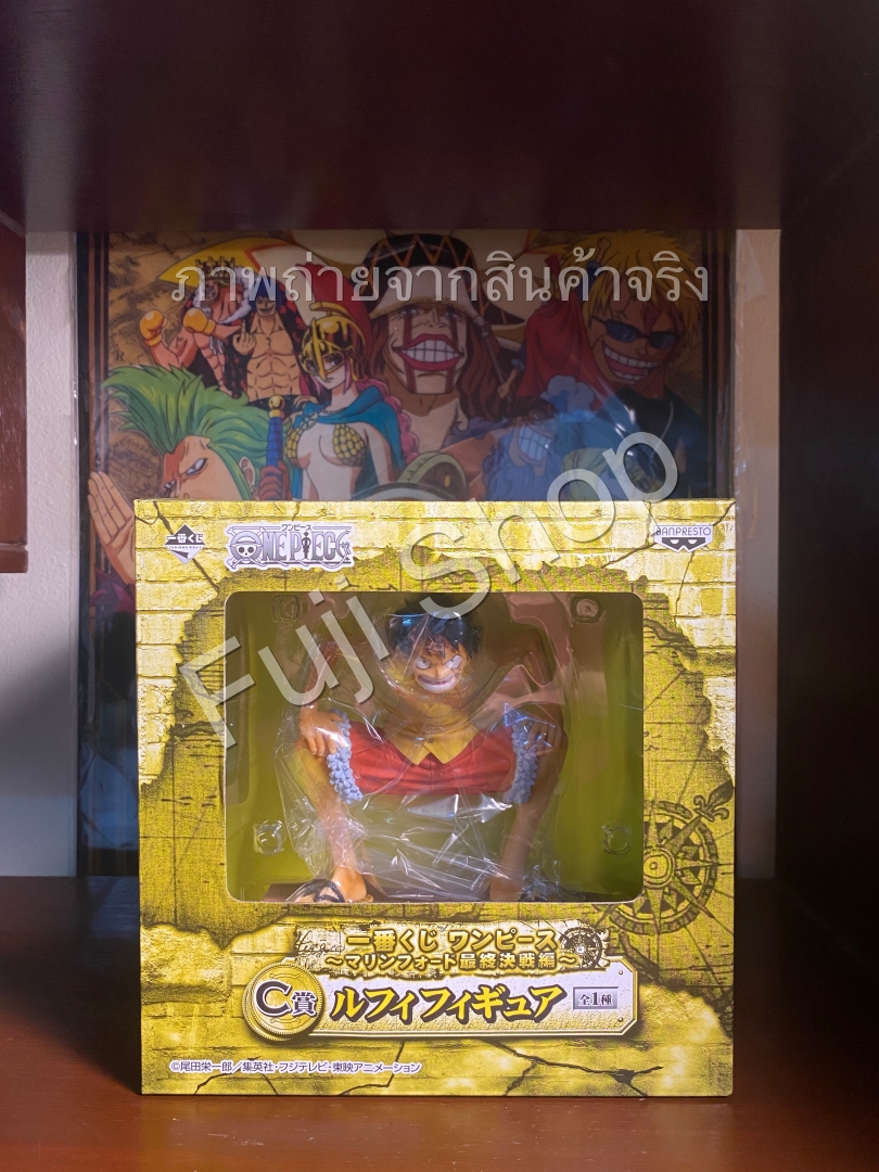 Luffy ของแท้ JP แมวทอง - Ichiban Kuji Banpresto [โมเดลวันพีช]
