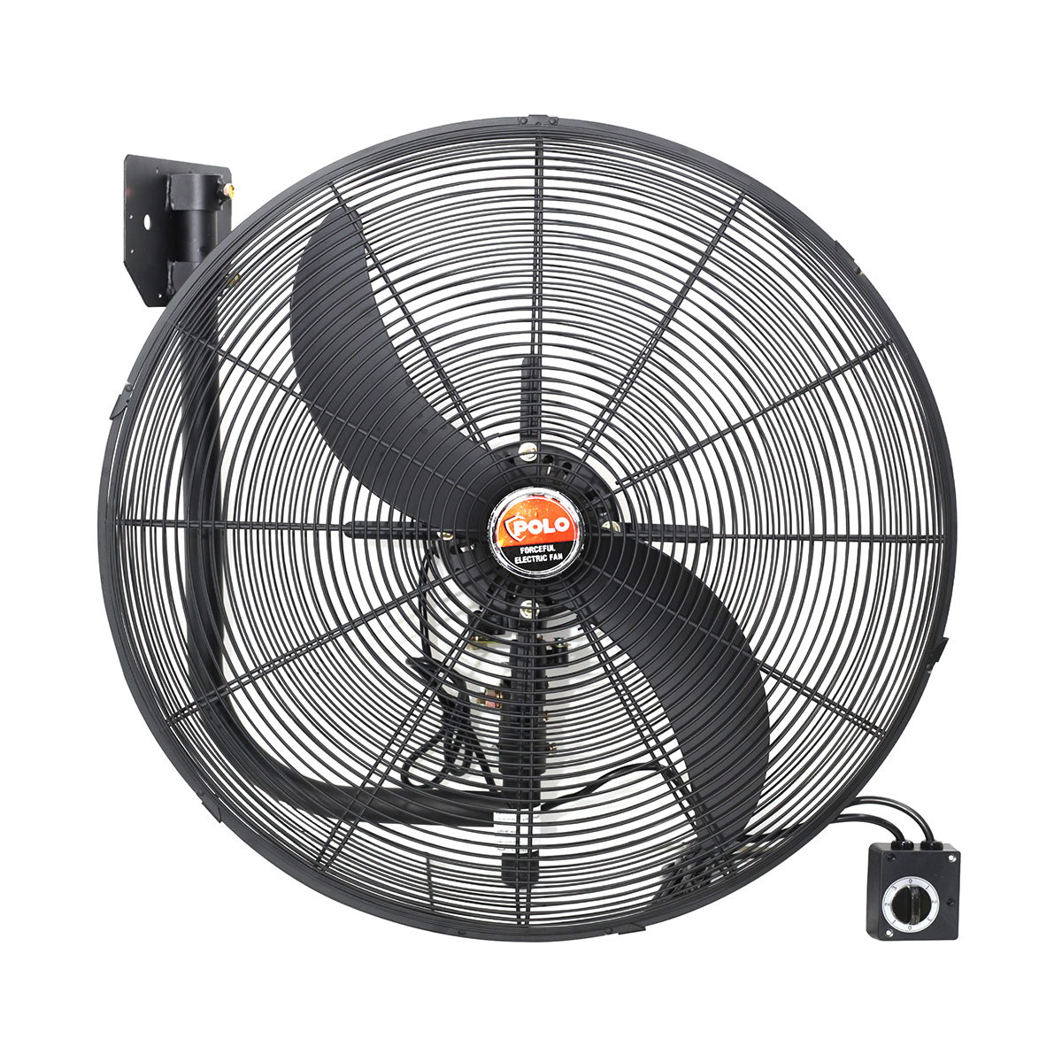 FB3-75 พัดลมอุตสาหกรรมติดผนัง POLO ขนาดใบพัดความโต 30" 2 ใบพัด 280W. 220V. ปรับระดับได้ 3 ระดับ