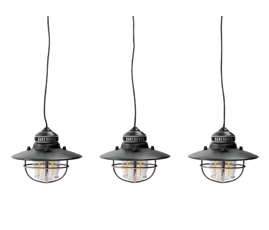Barebones Edison String Lights Antique Bronze