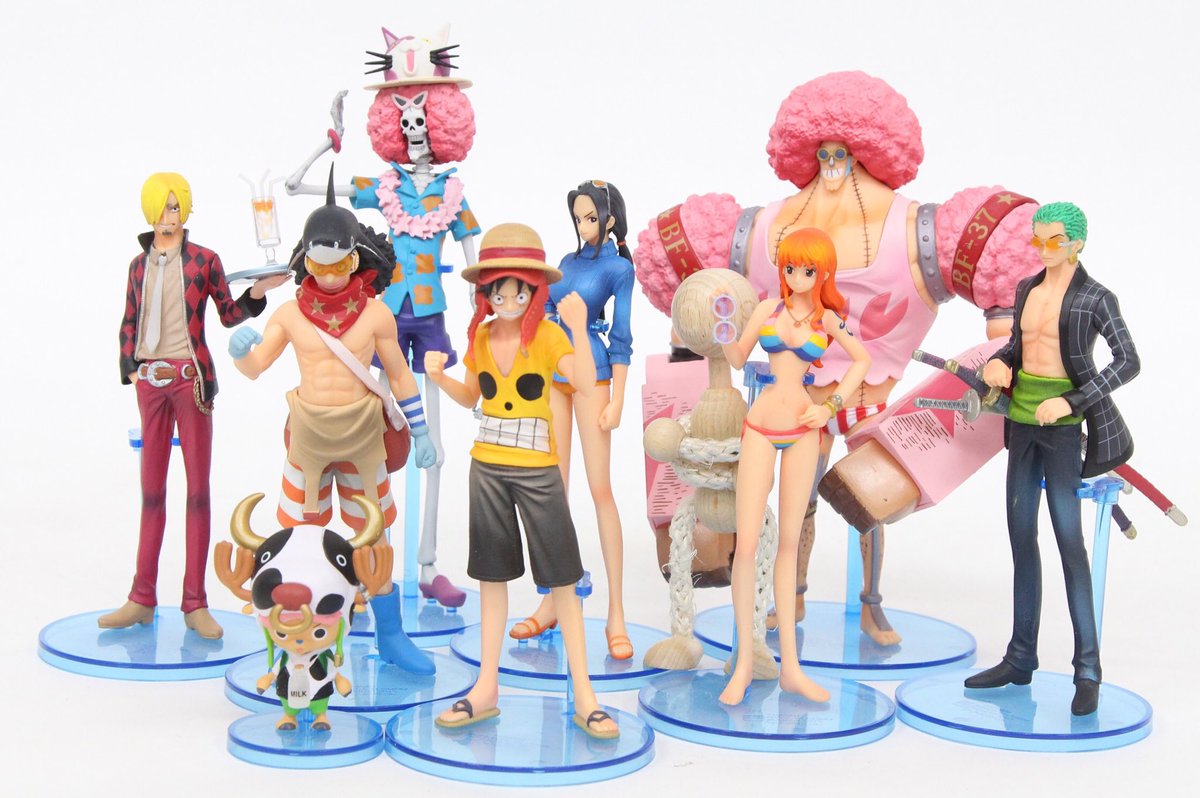 Straw Hat Pirates Film Z Set ของแท้ JP แมวทอง - Super Styling Bandai [โมเดลวันพีช] (9 ตัว)