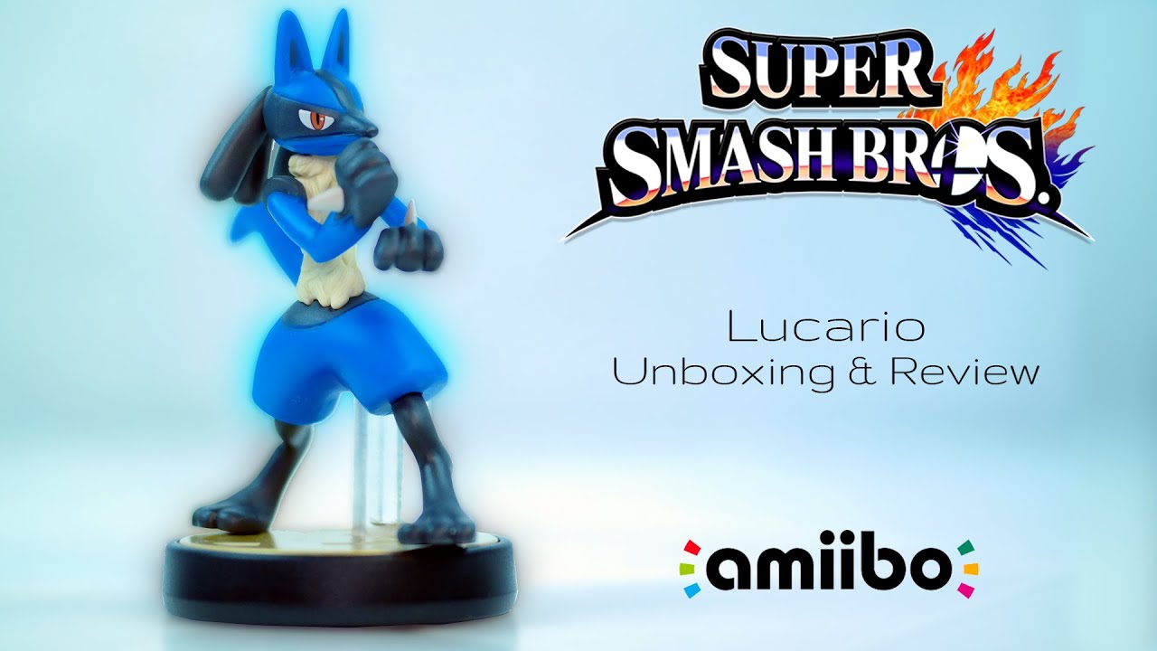 Lucario ของแท้ JP - Amiibo Nintendo [โมเดลโปเกมอน]