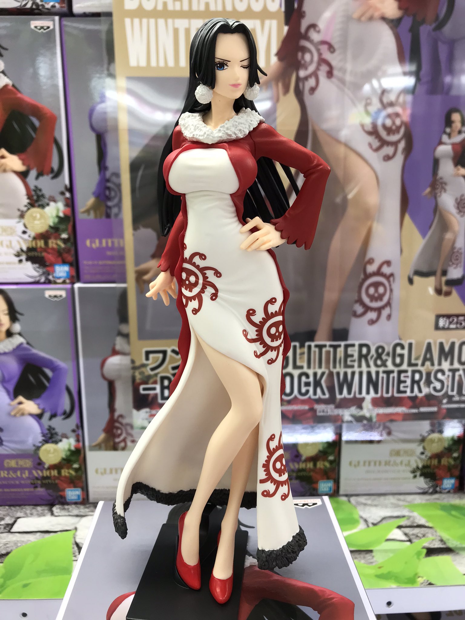 Boa Hancock Winter Style ของแท้ JP แมวทอง - Glitter & Glamours Banpresto [โมเดลวันพีช]