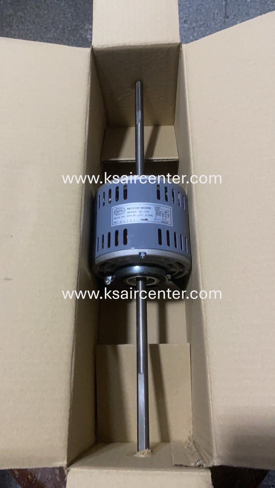 มอเตอร์ แฟนคอยล์ BPK ขนาด 1/10 HP (รหัสสินค้า 064036)