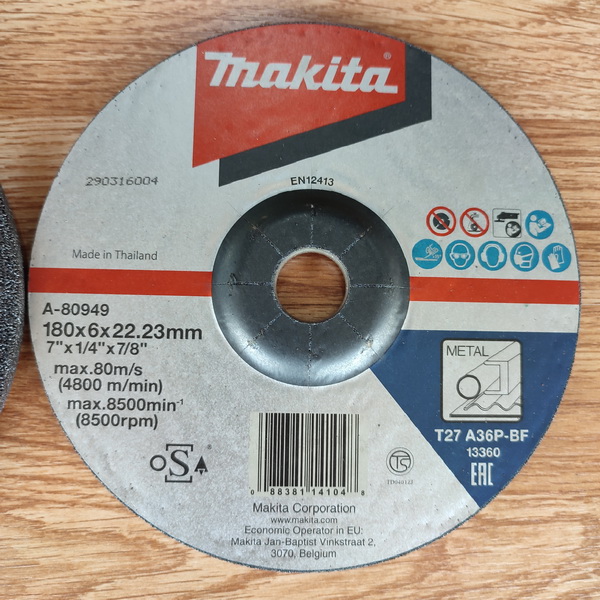แผ่นเจียร์ MAKITA 7x6 (10/PK)