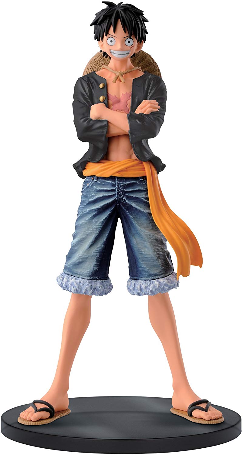 Luffy Special Color ของแท้ JP แมวทอง - Jeans Freak Banpresto [โมเดลวันพีช]