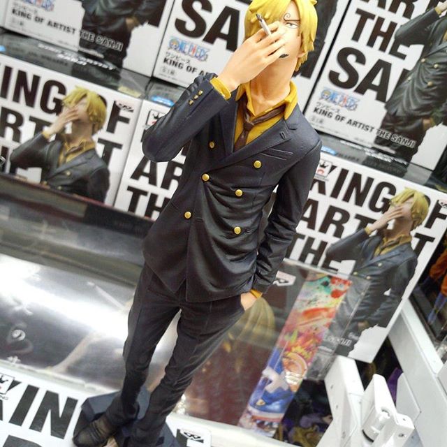 Sanji ของแท้ JP แมวทอง - King of Artist Banpresto [โมเดลวันพีช]