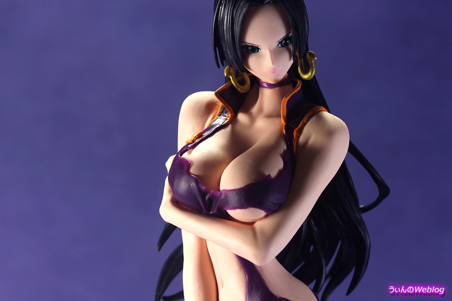 Boa Hancock Crash Style ของแท้ JP แมวทอง - Glitter & Glamours Banpresto [โมเดลวันพีช]