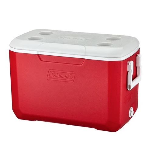 Cooler 48Qt Red