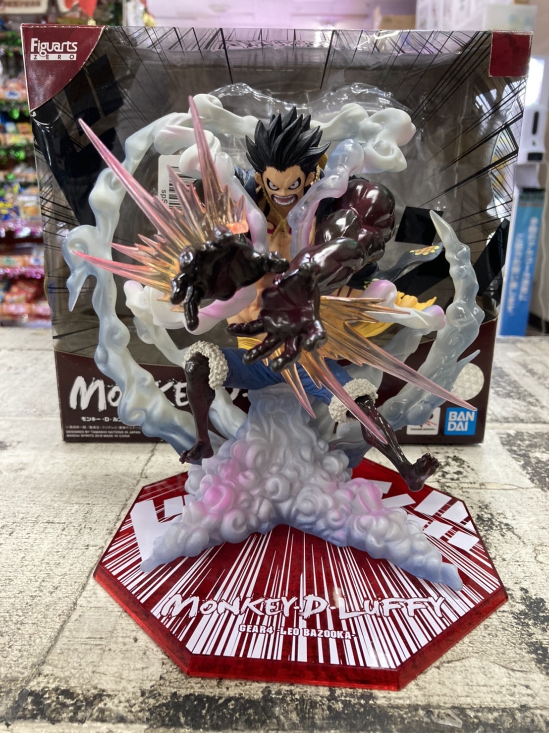 Luffy Gear 4 ของแท้ JP แมวทอง - Figuarts Zero Bandai [โมเดลวันพีช]