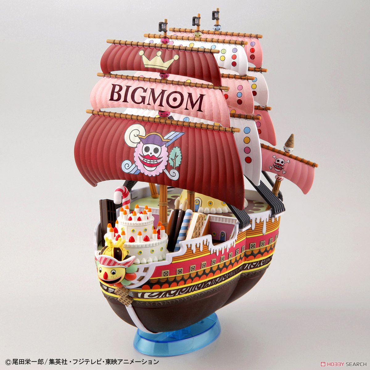 Queen Mama Chanter (แบบประกอบ) ของแท้ JP แมวทอง - Grand Ship Collection Bandai [โมเดลเรือวันพีช]