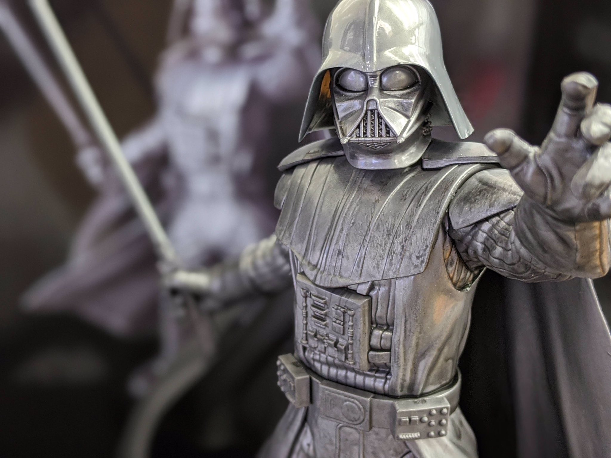 Darth Vader Metallic Version ของแท้ JP - Premium 1/10 Scale Figure Sega [โมเดล Star Wars]