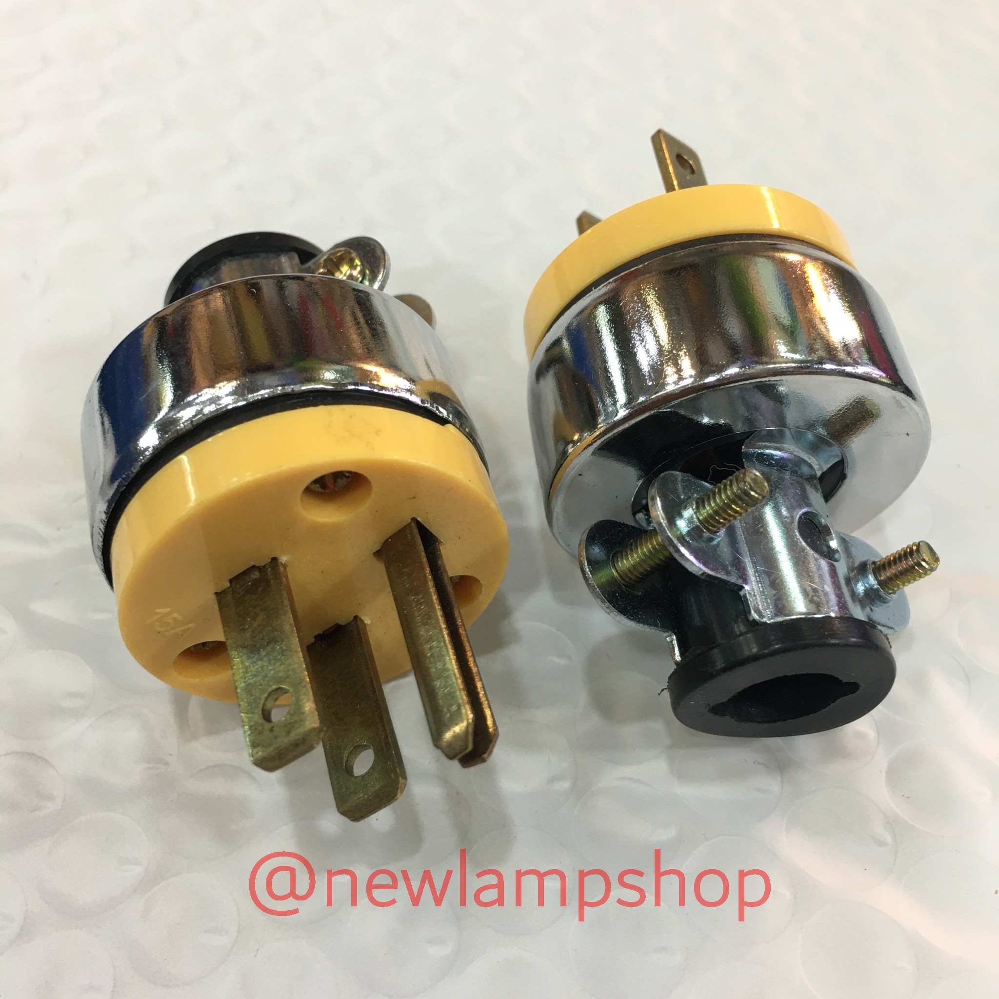 ปลั๊กกลมเหล็กตัวผู้ 3 ขา