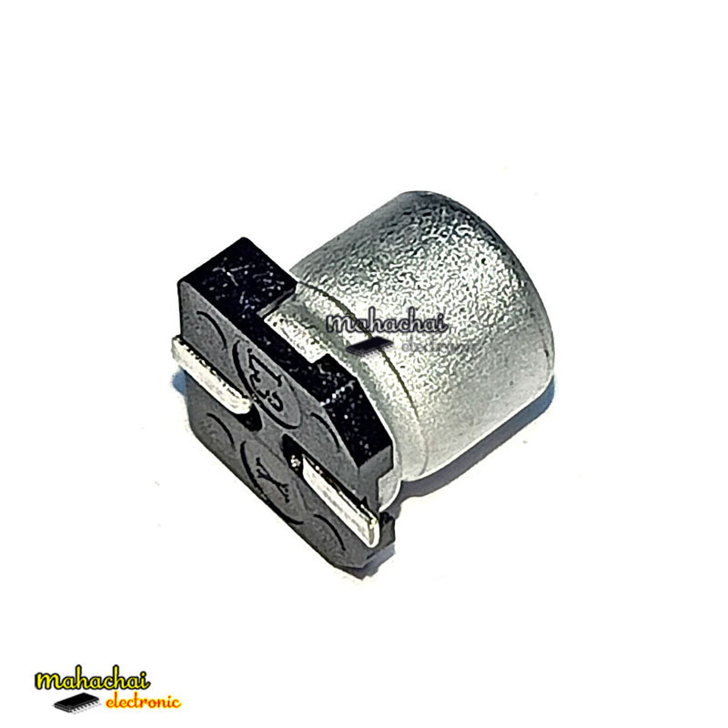 100uf 6v ตัวเก็บประจุอลูมิเนียมอิเล็กโทรไลต์ SMD 6V/ 100UF