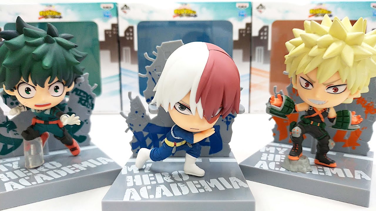 My Hero Academia Set ของแท้ JP - Ichiban Kuji Banpresto [โมเดล My Hero Academia] (3 ตัว)