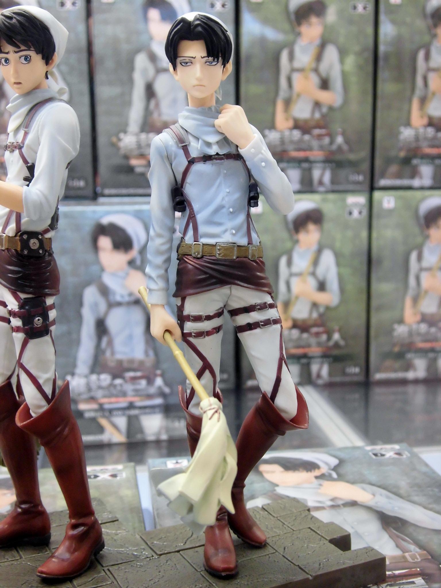 Eren & Levi ของแท้ JP - DXF Banpresto [โมเดล Attack on Titan] (2 ตัว)