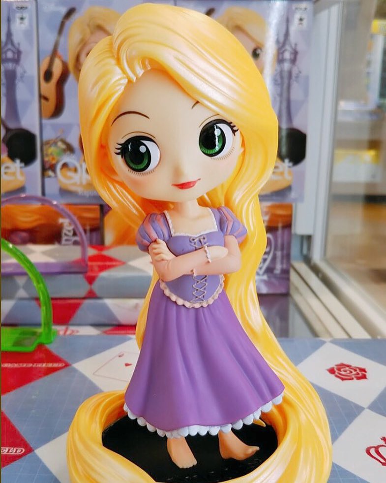 Rapunzel Girlish Charm - Normal Color ของแท้ JP - Q Posket Banpresto [โมเดล Disney]