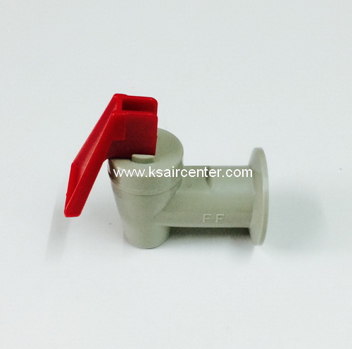 ก๊อกเกลียวใน นํ้าร้อน สีแดง SP (รหัสสินค้า 003006)