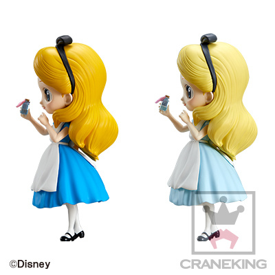 Alice Thinking Time - Pastel Color ของแท้ JP - Q Posket Banpresto [โมเดล Disney]