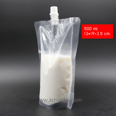 ถุงฝาเกลียว พลาสติกใส