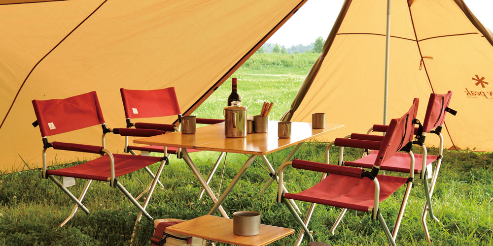 SnowPeak FD Chair Wide Red LV-077RD